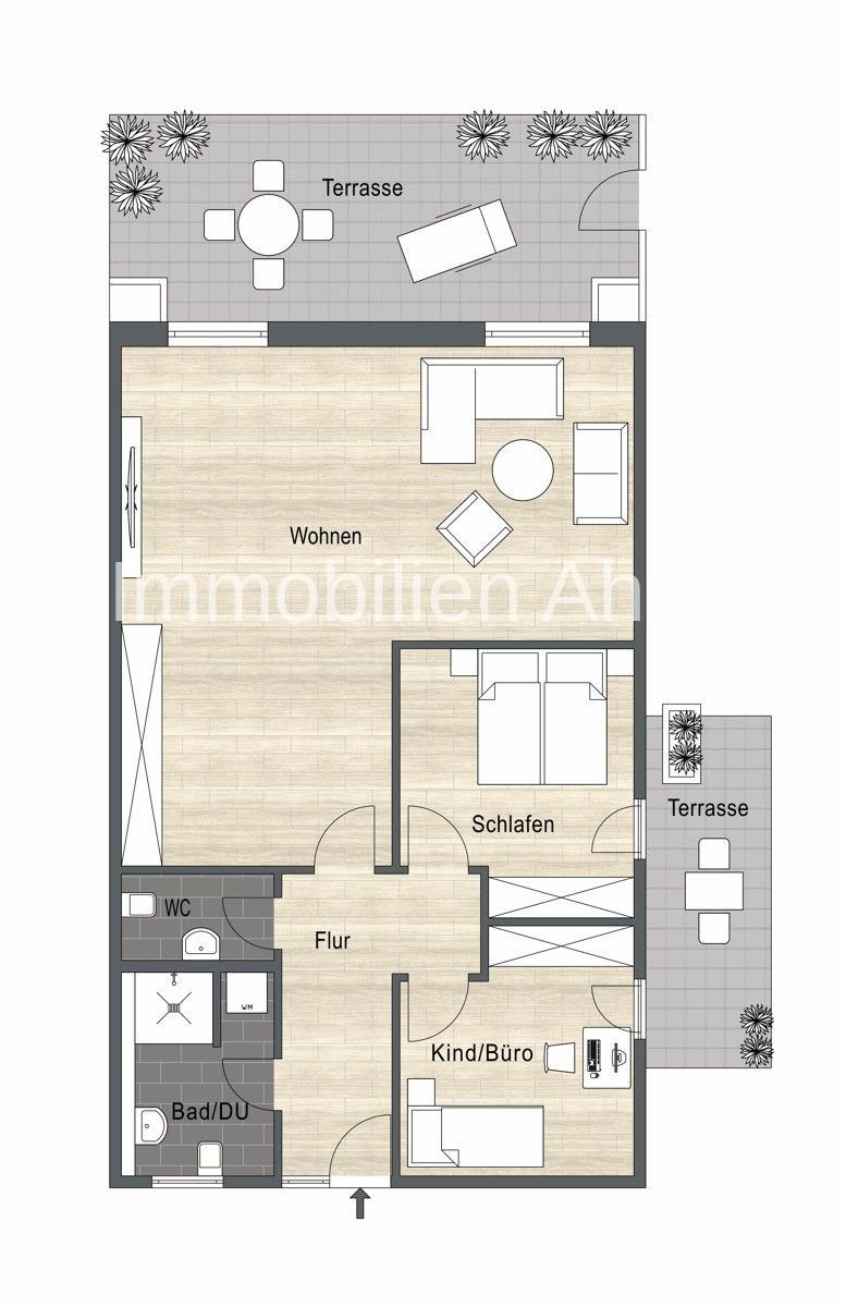 Wohnung zur Miete 1.170 € 3 Zimmer 92 m²<br/>Wohnfläche Bad Wörishofen Bad Wörishofen 86825