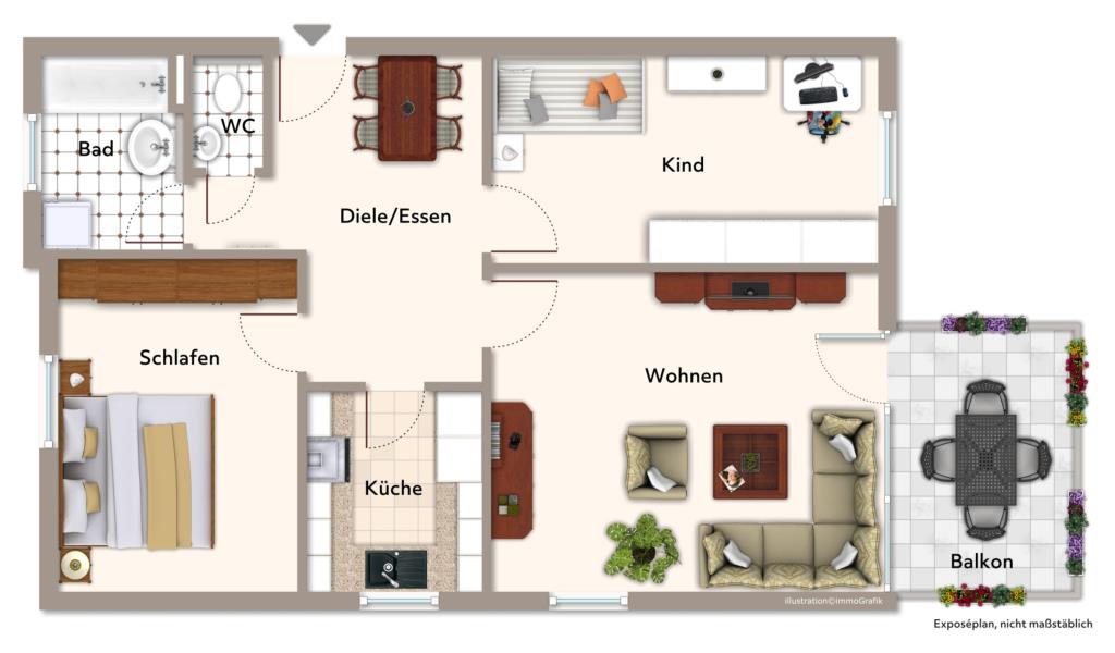 Wohnung zum Kauf 250.000 € 3 Zimmer 69 m²<br/>Wohnfläche St. Bernhardt Esslingen am Neckar 73732