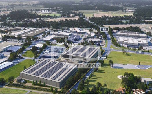 Lagerhalle zur Miete provisionsfrei 7,50 € 22.009 m² Lagerfläche teilbar ab 11.294 m² Neuwerk Mönchengladbach 41066