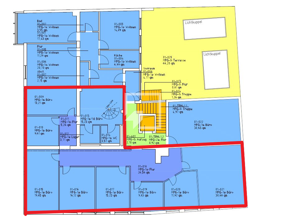 Bürogebäude zur Miete 13,50 € 900 m²<br/>Bürofläche ab 300 m²<br/>Teilbarkeit Altstadt / St. Lorenz Nürnberg 90402