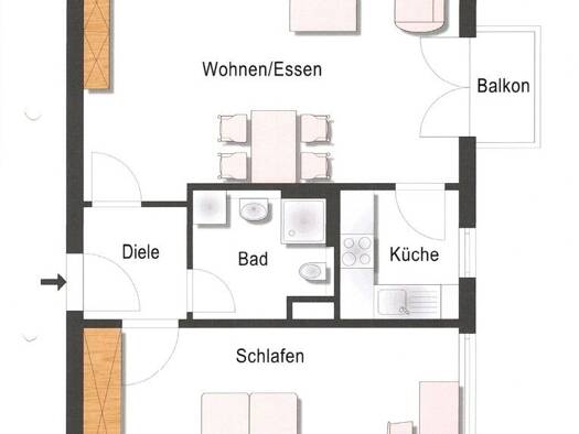 Wohnung zum Kauf provisionsfrei 240.000 € 2 Zimmer 60 m² 2. Geschoss Weststadt Ulm 89077