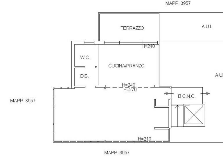 Studio zum Kauf 370.000 € 1 Zimmer 93 m² 5. Geschoss frei ab sofort Laveno