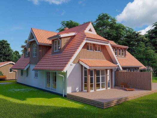 Doppelhaushälfte zum Kauf provisionsfrei 383.880 € 4 Zimmer 135,5 m² 392 m² Grundstück Groß Bölkow Satow 18239