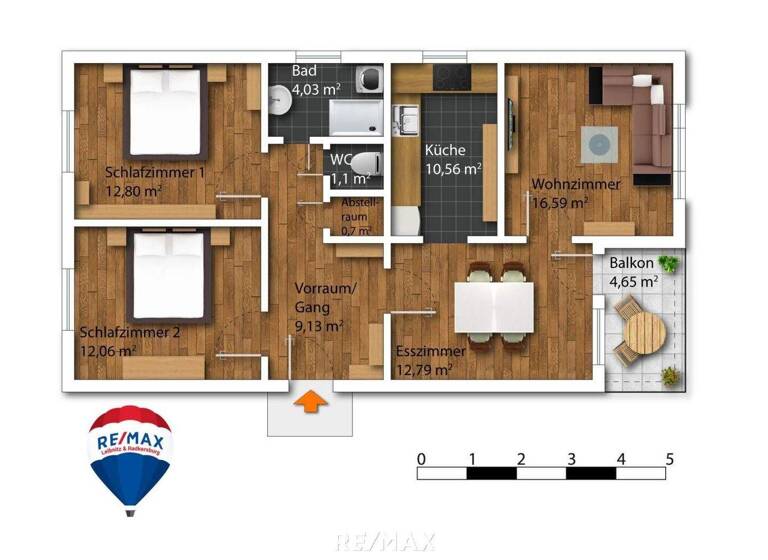 Wohnung zum Kauf 249.500 € 4 Zimmer 80 m² Herrgottwiesgasse 164 Puntigam Graz 8055