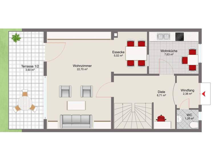 Reihenmittelhaus zum Kauf 600.000 € 5 Zimmer 102,4 m² 160 m² Grundstück Maisach 82216