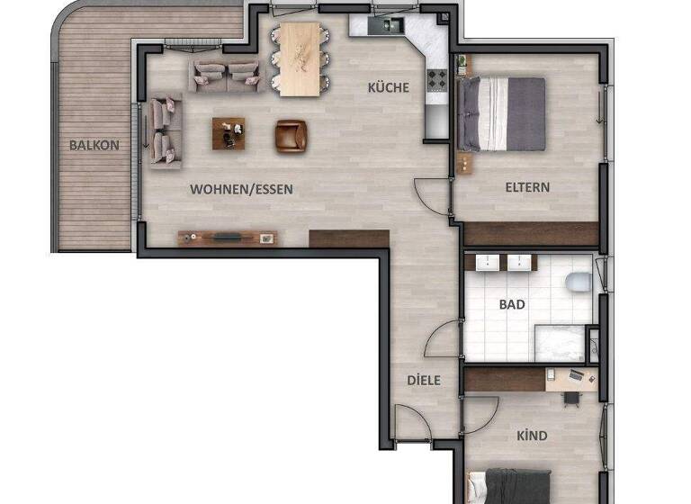 Wohnung zum Kauf - Erstbezug provisionsfrei 531.900 € 3,5 Zimmer 91,7 m² 2. Geschoss Böllinger Straße 41 Neckargartach Heilbronn / Neckargartach 74078