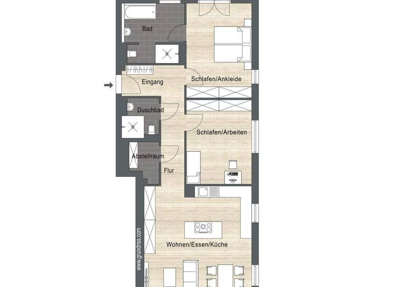 Wohnung zum Kauf - Erstbezug provisionsfrei 736.000 € 3 Zimmer 116,9 m² EG Speldorf Mülheim an der Ruhr / Speldorf 45478