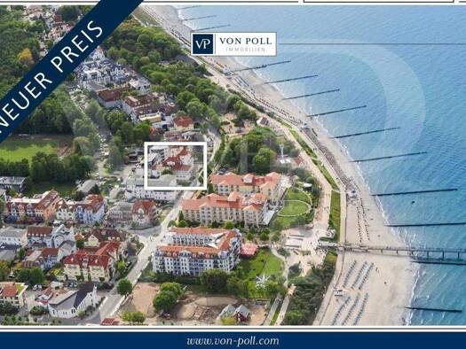 Wohnung zum Kauf 299.000 € 2 Zimmer 57 m² EG Kühlungsborn / Kühlungsborn Ost 18225