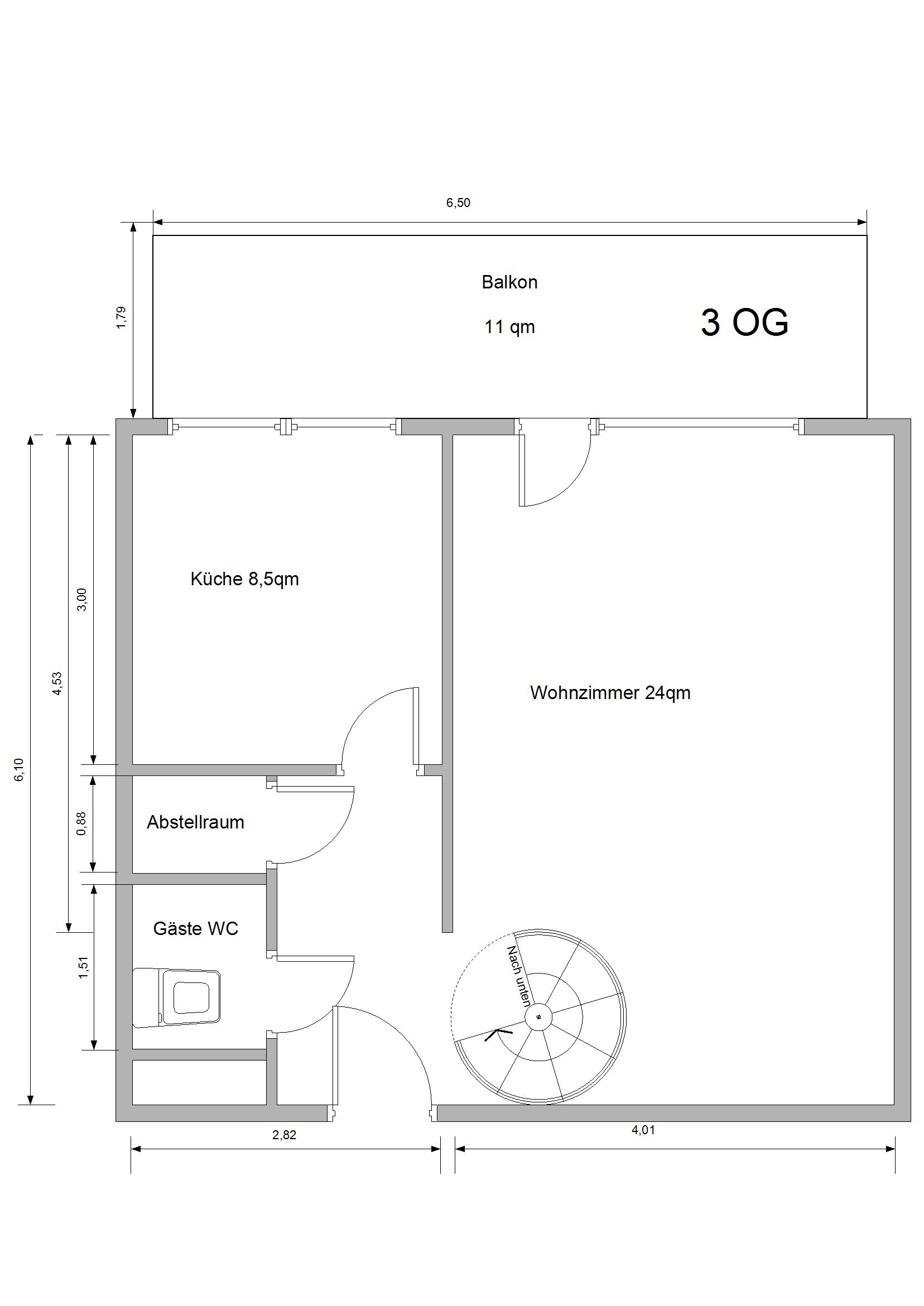 Wohnung zum Kauf 89.500 € 4 Zimmer 84 m²<br/>Wohnfläche 3.<br/>Geschoss 01.03.2025<br/>Verfügbarkeit Wesel Wesel 46483