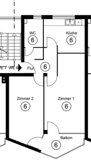 Wohnung zum Kauf 224.388 € 2 Zimmer 62,3 m²<br/>Wohnfläche 1.<br/>Geschoss Mariendorf Berlin 12105