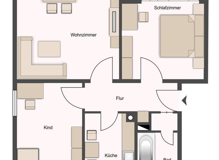 Wohnung zum Kauf 345.000 € 3 Zimmer 74 m² 1. Geschoss Waldram Wolfratshausen 82515