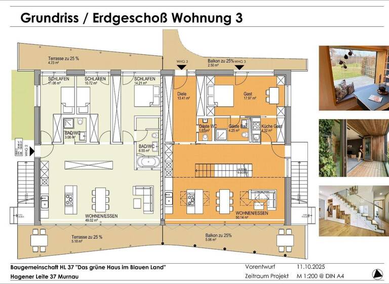Wohnung zum Kauf provisionsfrei 1.244.000 € 4,5 Zimmer 144 m² Hagener Leite 37 Murnau Murnau am Staffelsee 82418
