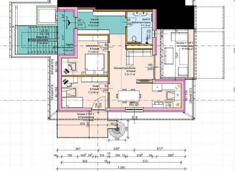 Wohnung zum Kauf - Erstbezug 445.000 € 3 Zimmer 74,3 m² Weinitzen 8044