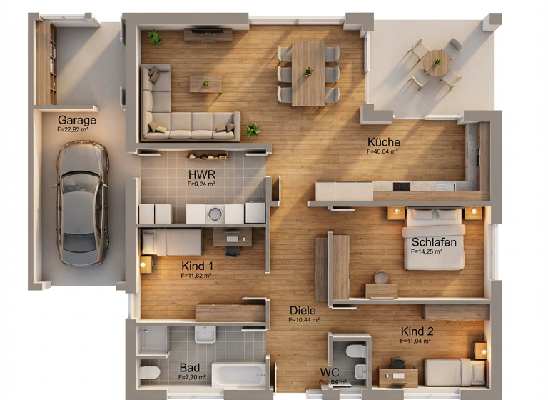 Bungalow zum Kauf provisionsfrei 579.500 € 4 Zimmer 130 m² 590 m² Grundstück Stotternheim Erfurt 99095