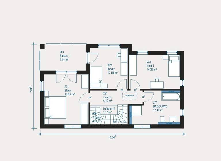 Villa zum Kauf provisionsfrei 381.879 € 2 Zimmer 158,4 m² 861 m² Grundstück Damflos 54413