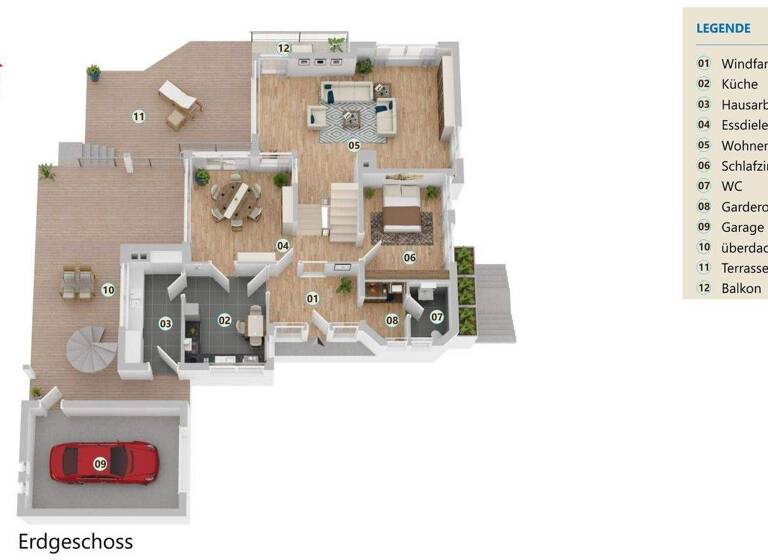 Mehrfamilienhaus zum Kauf 448.000 € 6 Zimmer 214 m² 1.147 m² Grundstück Mettingen 49497