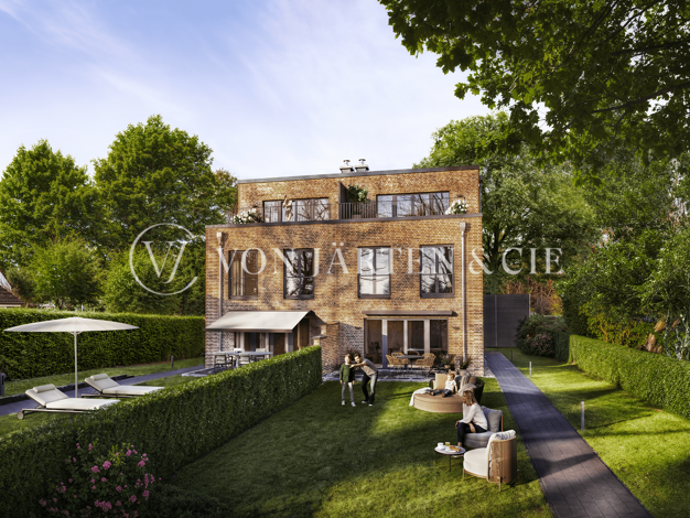 Stadthaus zur Miete - Erstbezug 5.000 € 6 Zimmer 206 m² 621 m² Grundstück Nienstedten Hamburg 22609