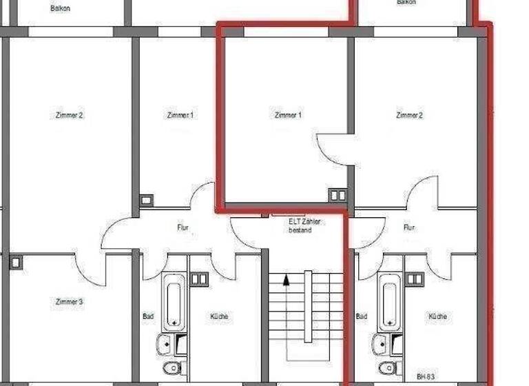 Wohnung zur Miete 346 € 2 Zimmer 51 m² EG frei ab sofort Biehlaer Nordstraße 5 Zschornau Kamenz 01917