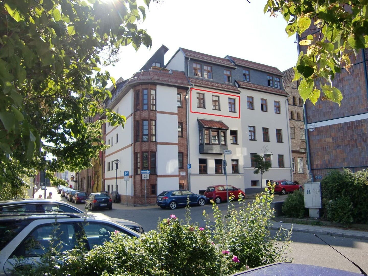 Wohnung zur Miete 530 € 2 Zimmer 44 m²<br/>Wohnfläche 3.<br/>Geschoss Lagerstraße 23 Stadtmitte Rostock 18055