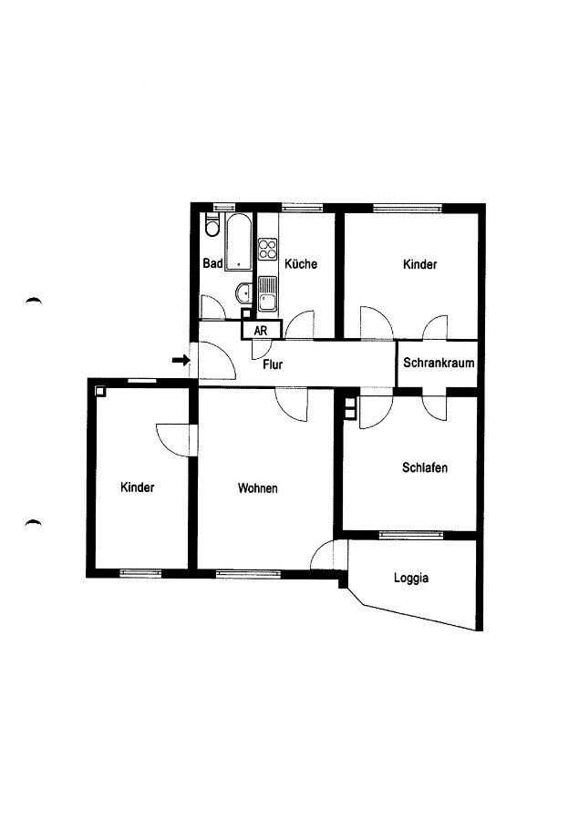 Wohnung zum Kauf 349.900 € 4 Zimmer 79 m²<br/>Wohnfläche Ostend Frankfurt am Main 60314