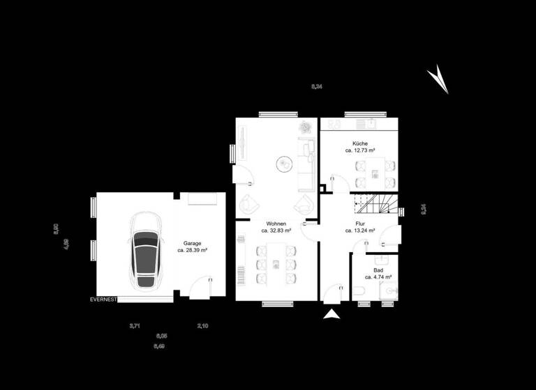 Einfamilienhaus zum Kauf 269.000 € 5 Zimmer 139 m² 618 m² Grundstück Widdelswehr/Jarßum Emden 26725