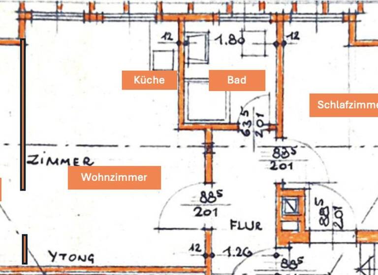 Wohnung zur Miete 1.290 € 3 Zimmer 68 m² 2. Geschoss frei ab 01.05.2026 Parkstrasse 3 Bad Vilbel 61118