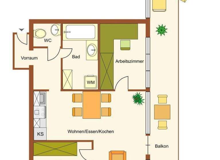 Wohnung zur Miete 748 € 3 Zimmer 62 m² frei ab 01.06.2026 Lustenau 6890