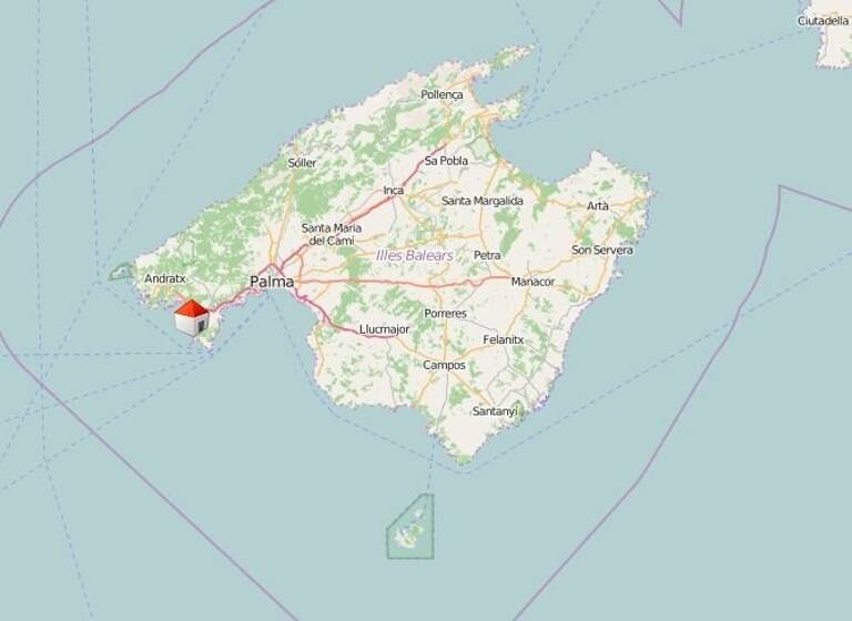 Villa zur Miete 15.000 € 5 Zimmer 400 m² 850 m² Grundstück Santa Ponsa 07180