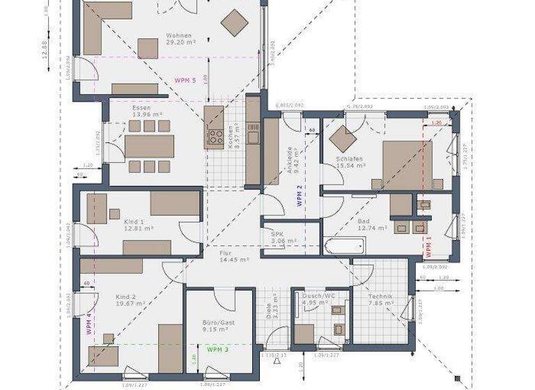 Bungalow zum Kauf provisionsfrei 435.700 € 5 Zimmer 146 m² 781 m² Grundstück Hettingen Hettingen-Inneringen 72513