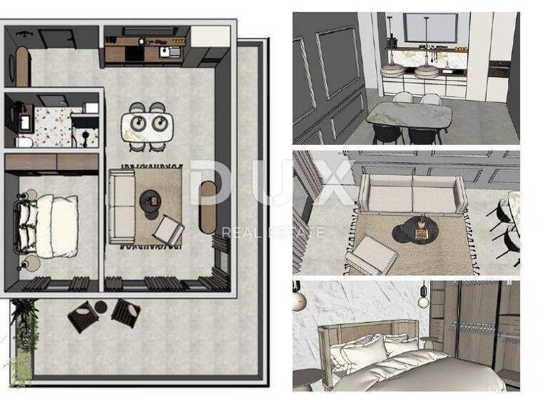 Wohnung zum Kauf 349.000 € 2 Zimmer 79 m² 1. Geschoss Plovanija - Vidikovac