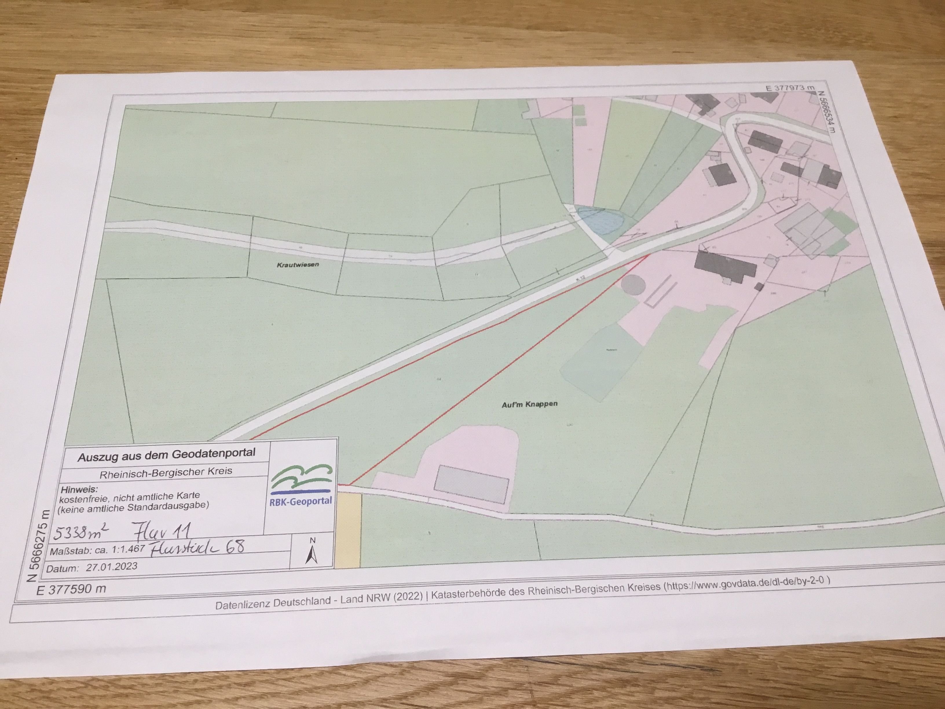 Landwirtschaftliche Fläche zum Kauf provisionsfrei 67.500 € 14.947 m²<br/>Grundstück Buchholzen Wermelskirchen Wermelskirchen 42929