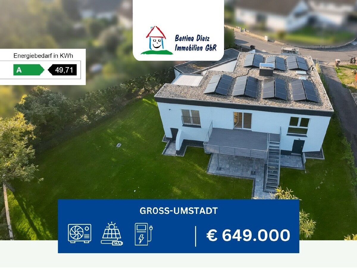 Einfamilienhaus zum Kauf provisionsfrei 649.000 € 6 Zimmer 170 m²<br/>Wohnfläche 983 m²<br/>Grundstück Kleestadt Groß-Umstadt 64823