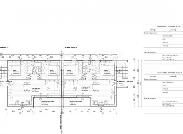 Wohnung zum Kauf 265.000 € 3 Zimmer 80 m² 1. Geschoss Dobrinj