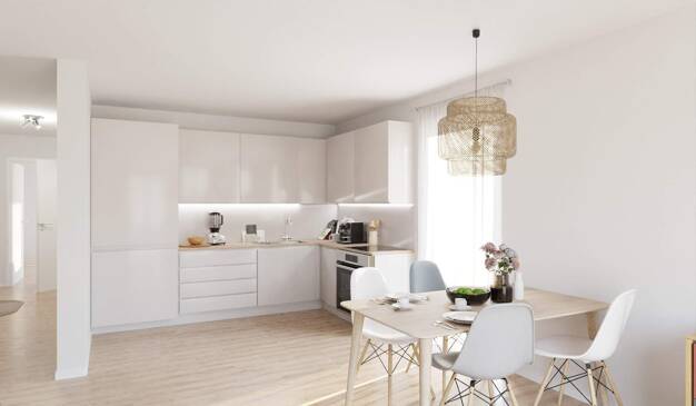 Wohnung zum Kauf - Neubau provisionsfrei 489.900 € 3 Zimmer 83,3 m² 1. Geschoss Lilli-Marx-Straße 34 Benrath Düsseldorf 40597