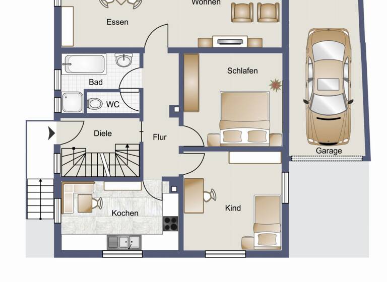 Mehrfamilienhaus zum Kauf 748.000 € 8,5 Zimmer 215 m²<br/>Wohnfläche 598 m²<br/>Grundstück Berkheim Esslingen am Neckar 73734