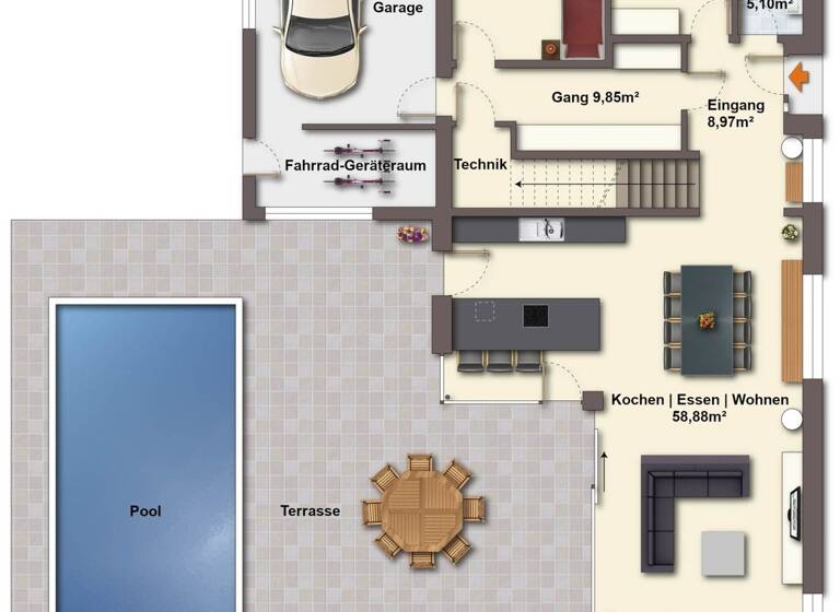 Einfamilienhaus zum Kauf 6 Zimmer 170,3 m² 1.500 m² Grundstück Kiebitzweg 28 Dornbirn 6850