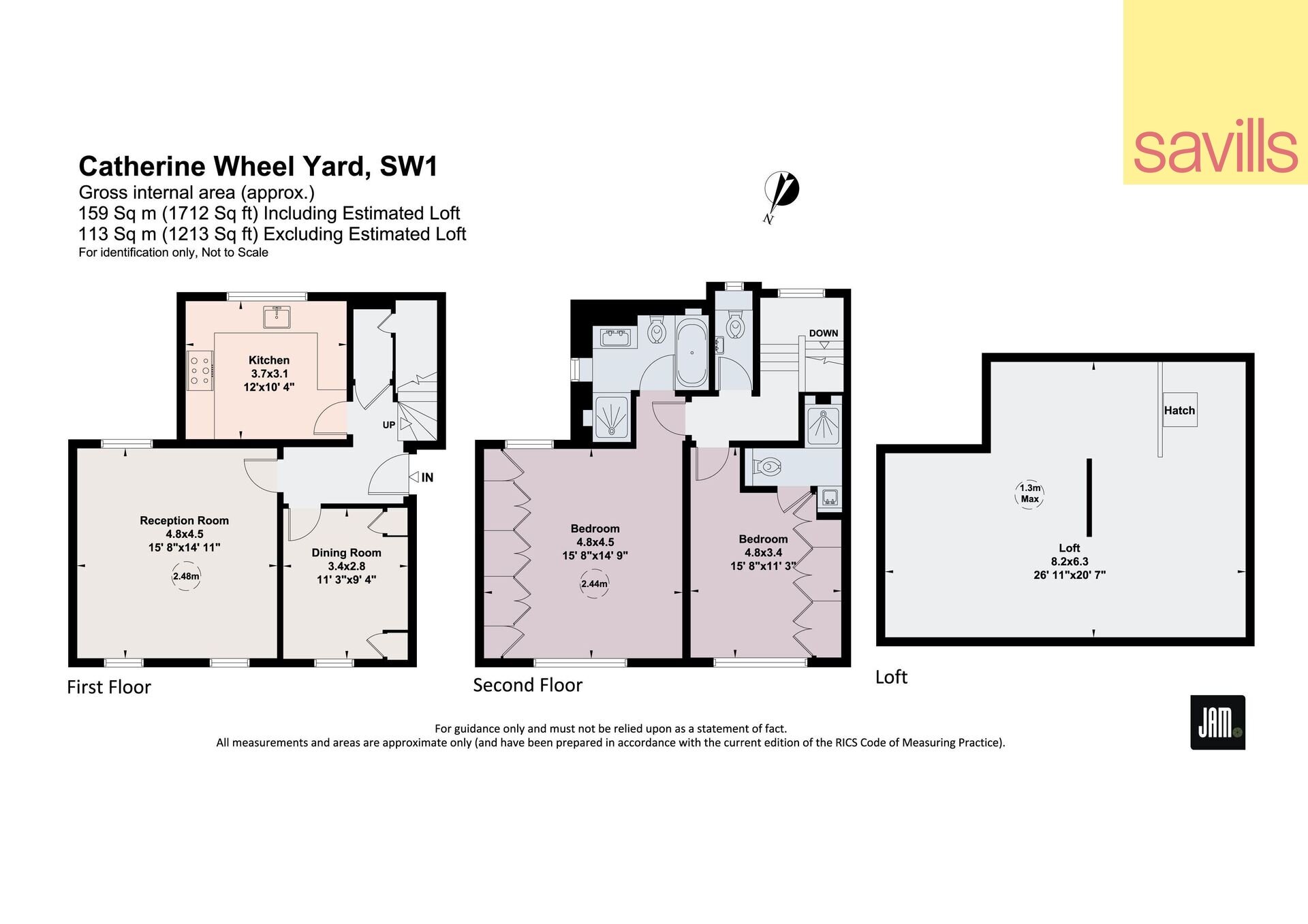 Wohnung zum Kauf provisionsfrei 3.019.965 € 3 Zimmer 159,1 m²<br/>Wohnfläche CATHERINE WHEEL YARD 2 City of Westminster SW1A 1DR