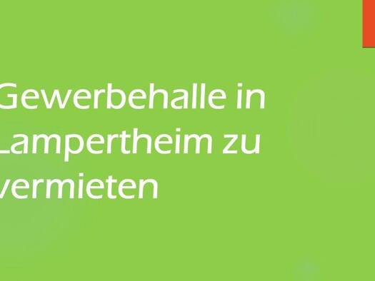 Produktionshalle zur Miete 1.950 € 410,2 m² Lagerfläche Lampertheim 68623