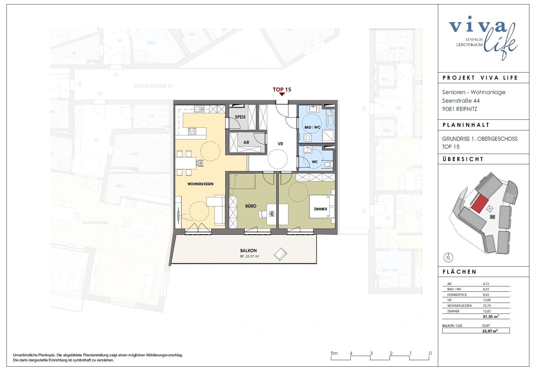 Studio zum Kauf provisionsfrei 526.700 € 3 Zimmer 81,1 m²<br/>Wohnfläche Reifnitz 9081