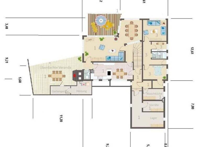 Einfamilienhaus zum Kauf provisionsfrei 14 Zimmer 377 m² 4.842 m² Grundstück Deutsch Evern 21407