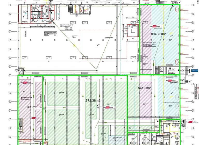 Lagerhalle zur Miete 4 € 7.400 m² Lagerfläche teilbar ab 3.500 m² Industriestraße 7 Herzogenburg 3130