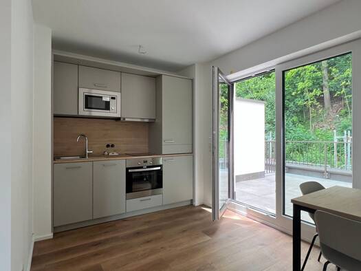 Wohnung zur Miete - Erstbezug 1.055 € 2 Zimmer 40 m² 4. Geschoss frei ab 15.07.2026 Innere Münchener Straße 19 Achdorf Landshut 84036