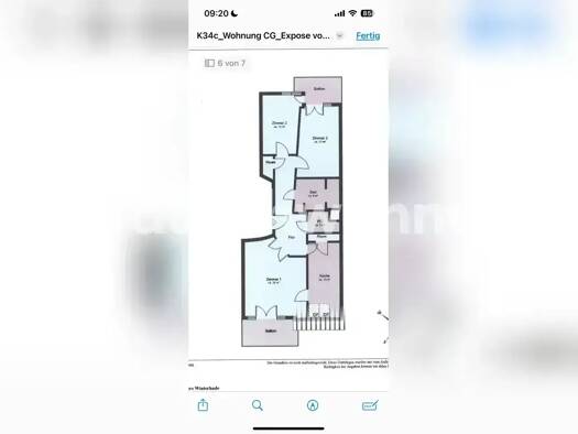 Wohnung zur Miete Tauschwohnung 1.760 € 3 Zimmer 102 m² 3. Geschoss Alsterdorf Hamburg 22085