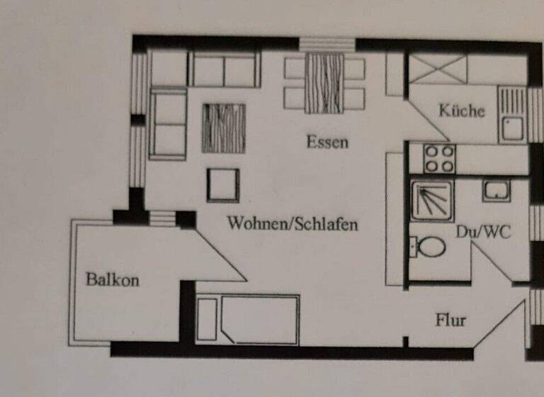Wohnung zum Kauf 125.000 € 1 Zimmer 40,1 m² 1. Geschoss Aulendorf 88326