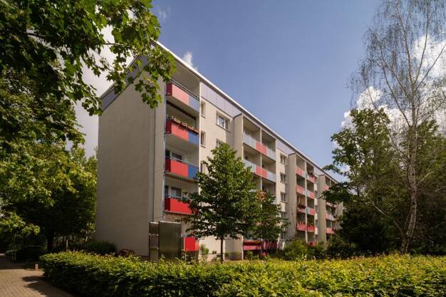 Wohnung zur Miete 347 € 2 Zimmer 49,5 m² 1. Geschoss Akener Bogen 8 Westliche Neustadt Halle 06124