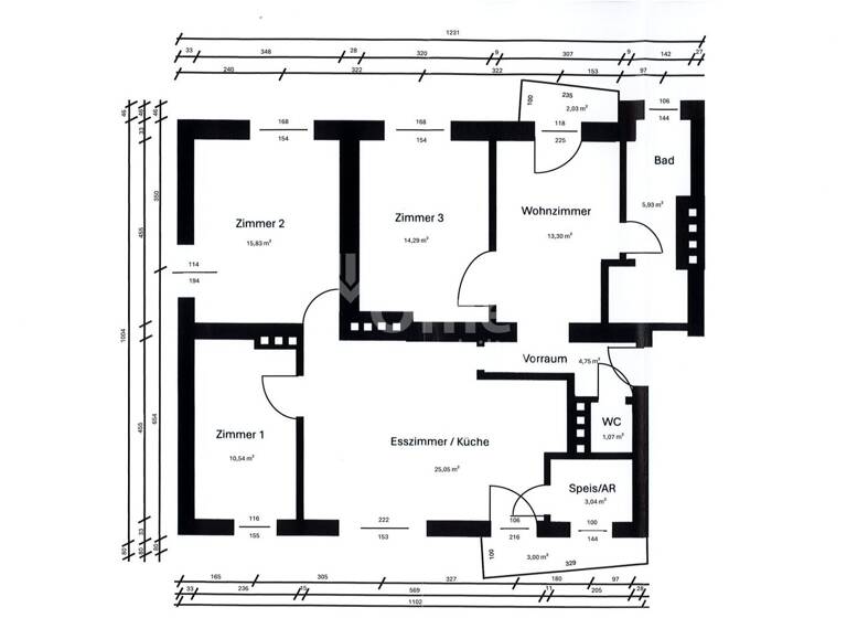 Wohnung zum Kauf 163.000 € 4 Zimmer EG Voitsberg 8570