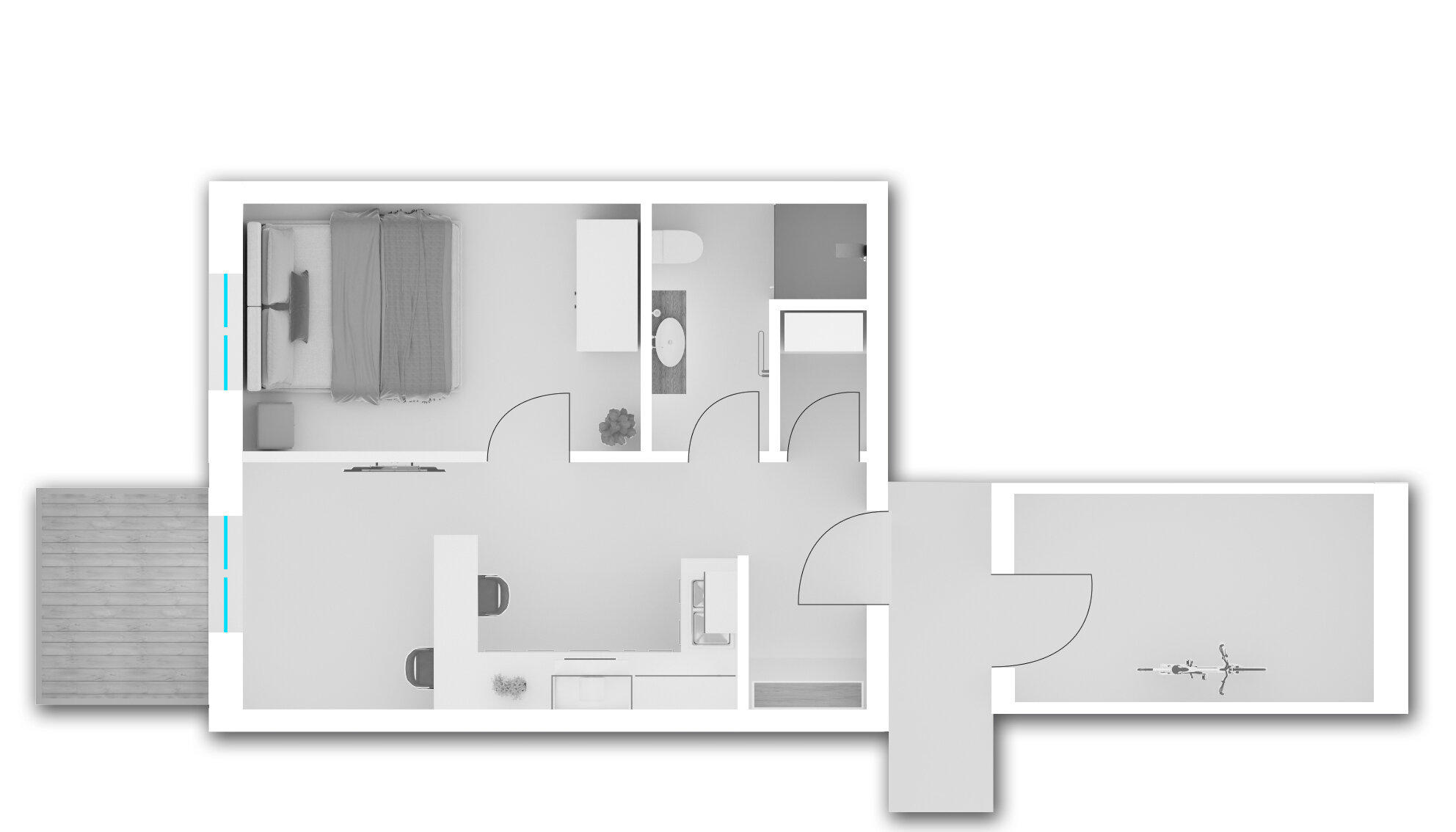 Wohnung zum Kauf provisionsfrei 194.024 € 1,5 Zimmer 37,1 m²<br/>Wohnfläche 2.<br/>Geschoss Estricher Weg 5 Feyen 1 Trier 54294