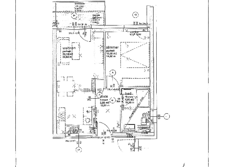 Wohnung zur Miete 462 € 2 Zimmer 43,8 m² 1. Geschoss frei ab 01.04.2026 Zierauerweg Pettenbach 4643