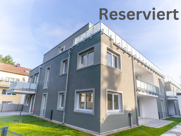 Terrassenwohnung zum Kauf - Neubau provisionsfrei 455.000 € 3 Zimmer 90,3 m² EG frei ab sofort Flurstraße 82 Nordstadt Fürth 90765