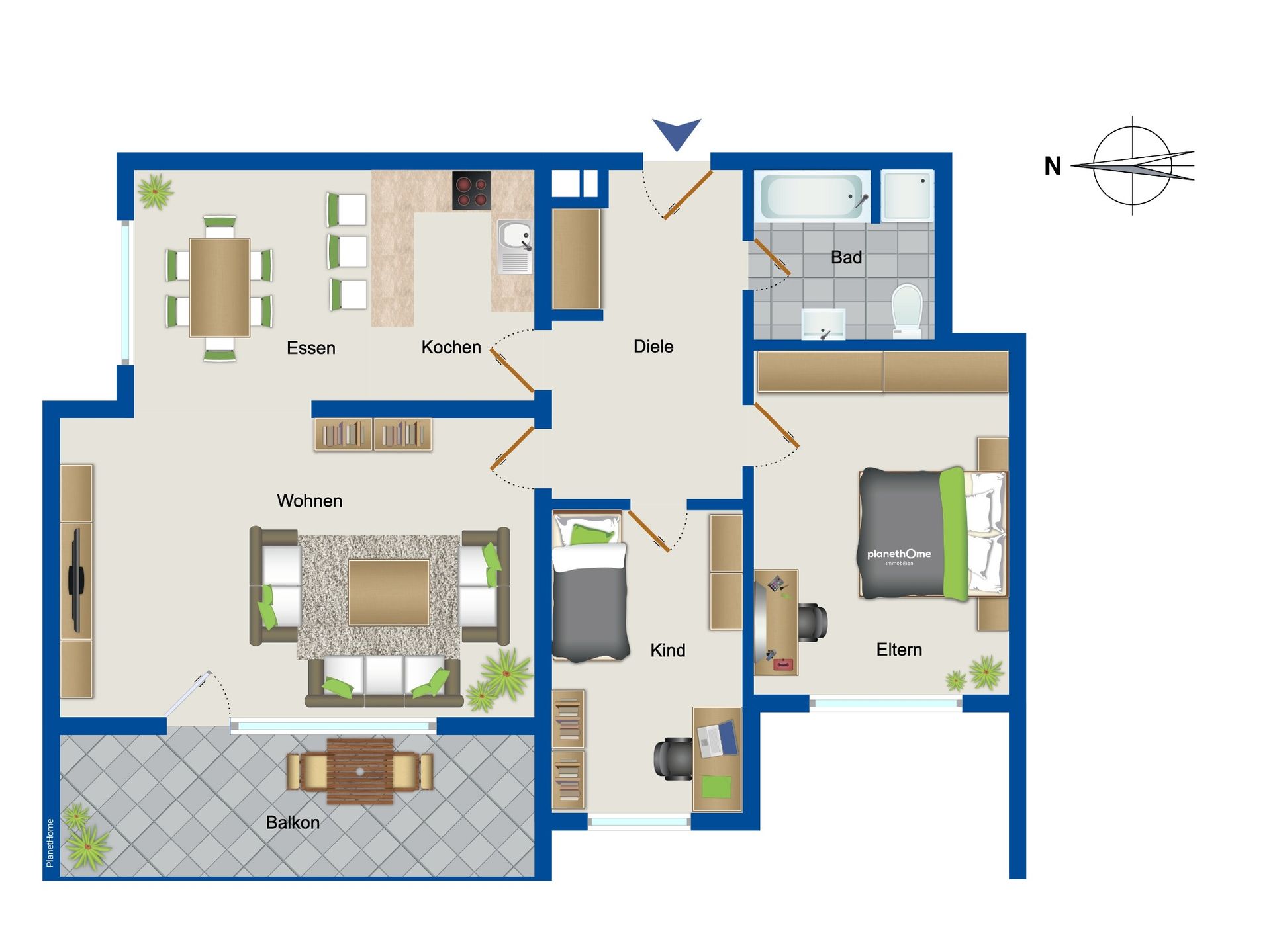 Wohnung zum Kauf 199.500 € 3 Zimmer 100 m²<br/>Wohnfläche 1.<br/>Geschoss Aplerbecker Mark Dortmund 44287